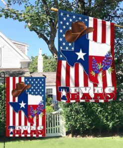 texas bluebonnet american flag mln1210f 3994
