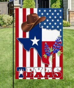 texas bluebonnet american flag mln1210f 7118