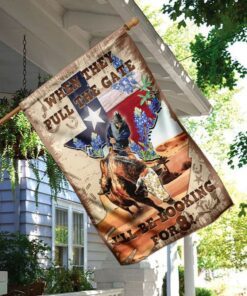 texas bull riding flag 5868