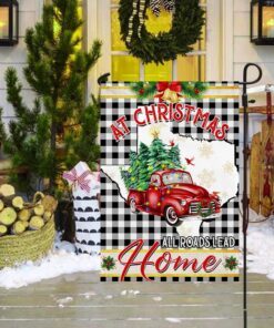 texas christmas flag all roads lead home lnt660fv1 1696
