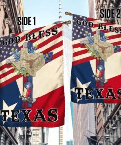 texas cross flag god bless texas flag lnh024f 5639