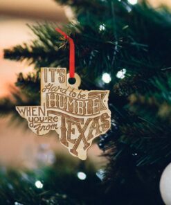 Texas Custom - Shaped Ornament Quote NTB1460O