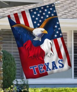 Texas Eagle American Flag MLH2145F
