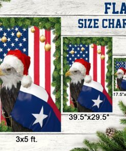 texas eagle christmas flag tqn768f 1650