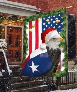 Texas Eagle Christmas Flag TQN768F