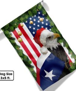 texas eagle christmas flag tqn768f 5780