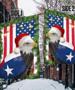 texas eagle christmas flag tqn768f 5932