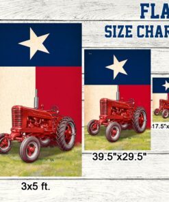 texas farmer tractor farm life flag tqn333f 2681