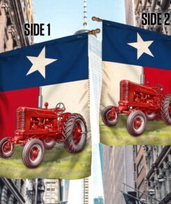 texas farmer tractor farm life flag tqn333f 7029