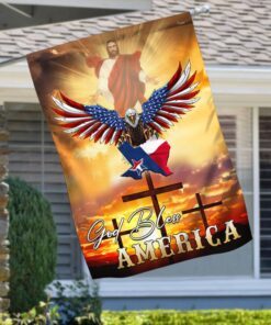Texas Flag God Bless America  TPH22F