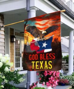 Texas Flag God Bless America God Bless Texas LNT56F
