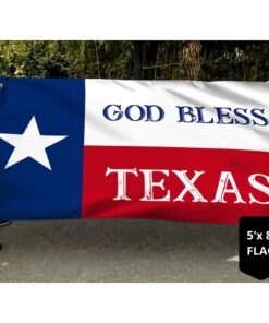 texas flag god bless texas grommet flag trl1609gf 2750