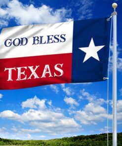 texas flag god bless texas grommet flag trl1609gf 3028