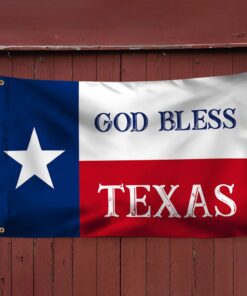texas flag god bless texas grommet flag trl1609gf 7001