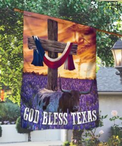 Texas Flag God Bless Texas TTV497F