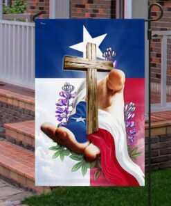 texas flag jesus christian cross texas bluebonnet flag tpt800f 7811