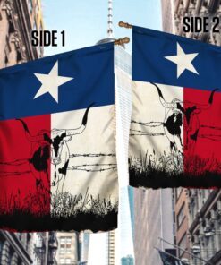 texas flag longhorn beyond lnt411f 3994