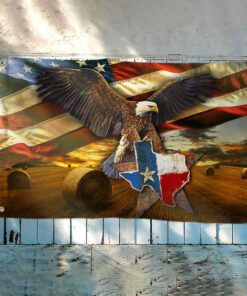 texas flag patriotic eagle u.s. state qnk884f 6382