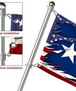 texas flag texas american baby footprints grommet flag qtr219gf 5866
