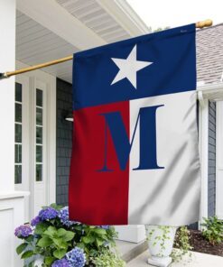 Texas Flag with Initial TQN285F