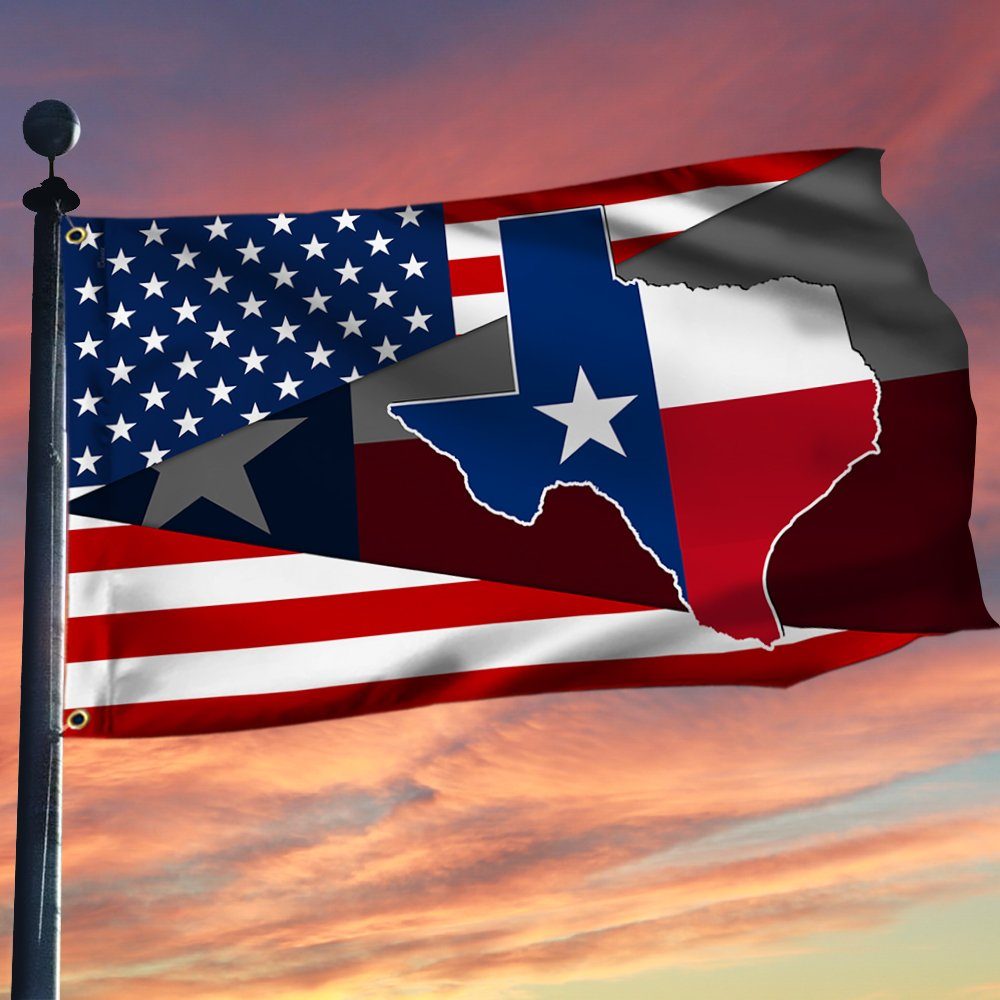 Texas Grommet Flag American By Birth Texan By Choice BNT590GF