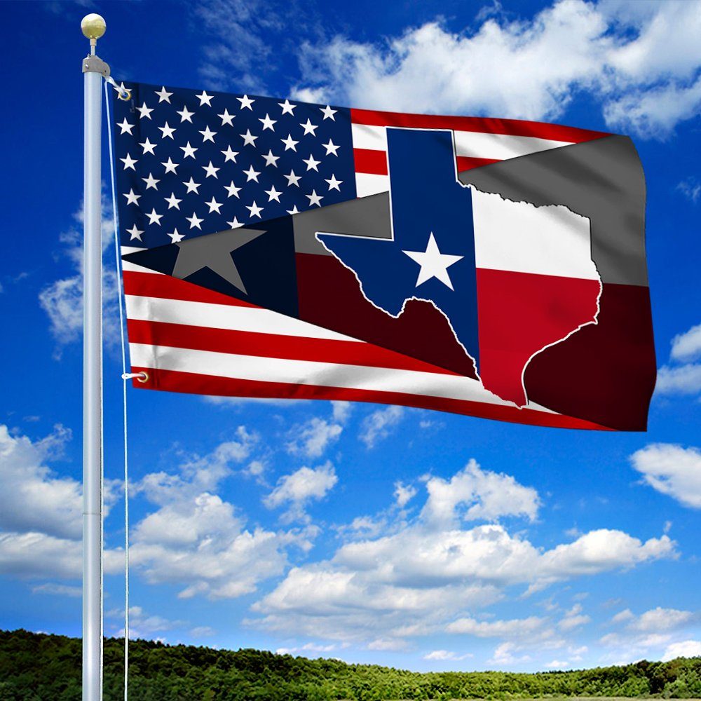Texas Grommet Flag American By Birth Texan By Choice BNT590GF - Image 3