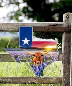 texas hanging metal sign bright star lnt167ms 7615