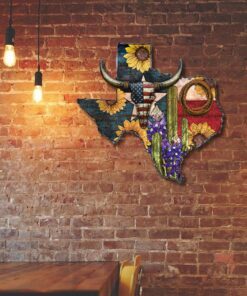 texas hanging metal sign cactus nnt131ms 8371