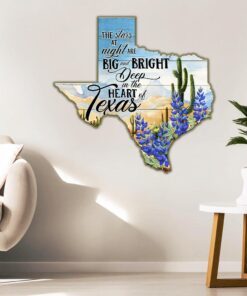 texas hanging metal sign deep in the heart of texas lnt126ms 4318