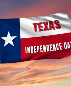 Texas Independence Day Grommet Flag TQN816GF