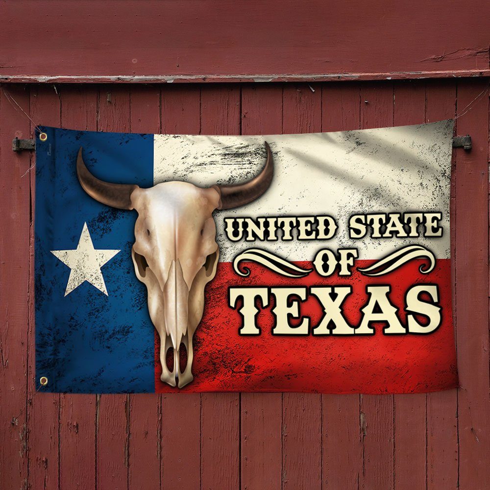 Texas Longhorn Grommet Flag United State Of Texas DDH3079GF - Image 3