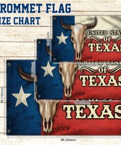 texas longhorn grommet flag united state of texas ddh3079gf 5476