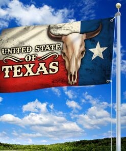 texas longhorn grommet flag united state of texas ddh3079gf 6916