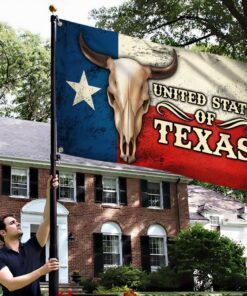 texas longhorn grommet flag united state of texas ddh3079gf 7247