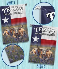 texas longhorn the lone star state flag mln1437f 1659