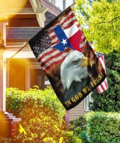Texas State Patriotic American Independence Day Flag