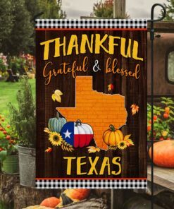 texas thanksgiving flag thankful grateful and blessed tqn446fv1 5835