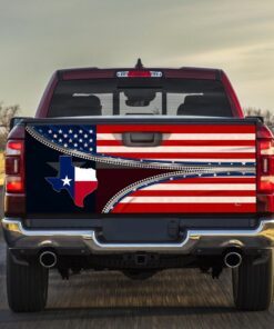 Texas Truck Tailgate Decal State Of Mind ANT218TD