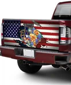 texas truck tailgate decal sticker wrap rose nnt291td 3749
