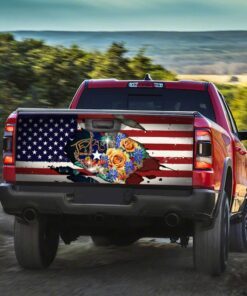 texas truck tailgate decal sticker wrap rose nnt291td 8831