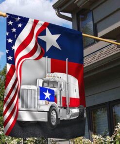 Texas Truckers American Flag QNN811F