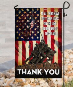 thank you america flag 1221