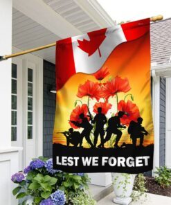 thank you veteran canada lest we forget flag mln1333f 7851