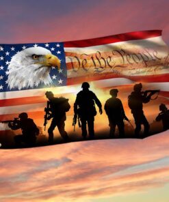 Thank You Veterans. We The People American Eagle Flag TPT156GF
