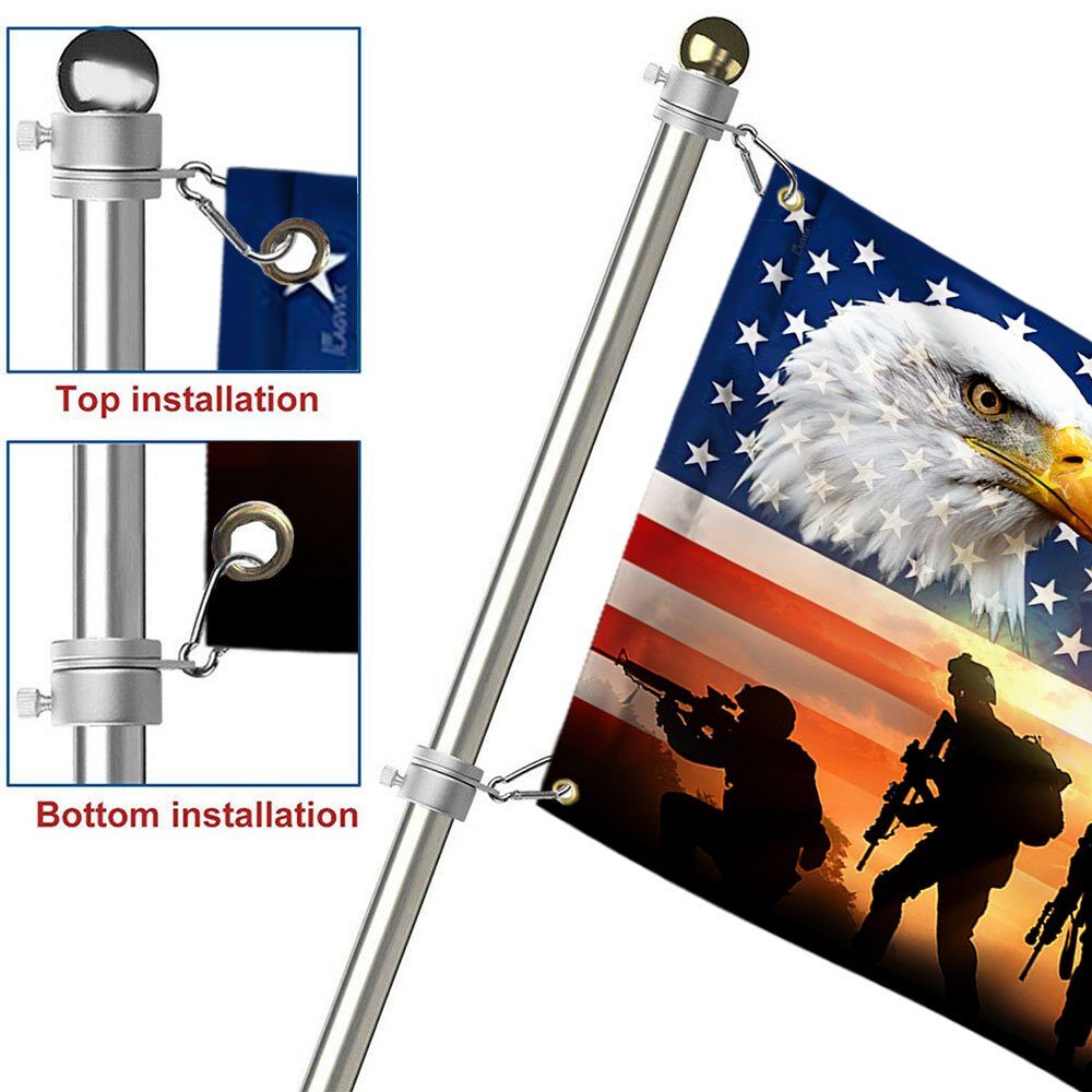 Thank You Veterans. We The People American Eagle Flag TPT156GF - Image 6