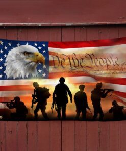 thank you veterans. we the people american eagle flag tpt156gf 8533
