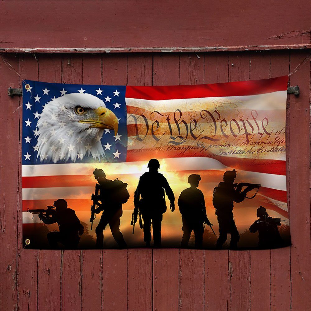Thank You Veterans. We The People American Eagle Flag TPT156GF - Image 3