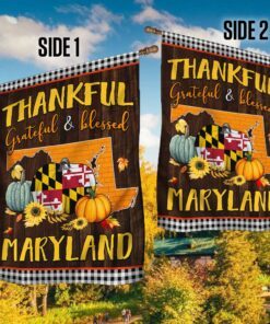 thanksgiving maryland flag thankful grateful and blessed tqn446f 5699