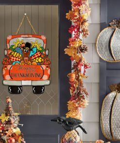 Thanksgiving Wood Sign Flagwix™ Truck Wooden Sign LHA1644WD