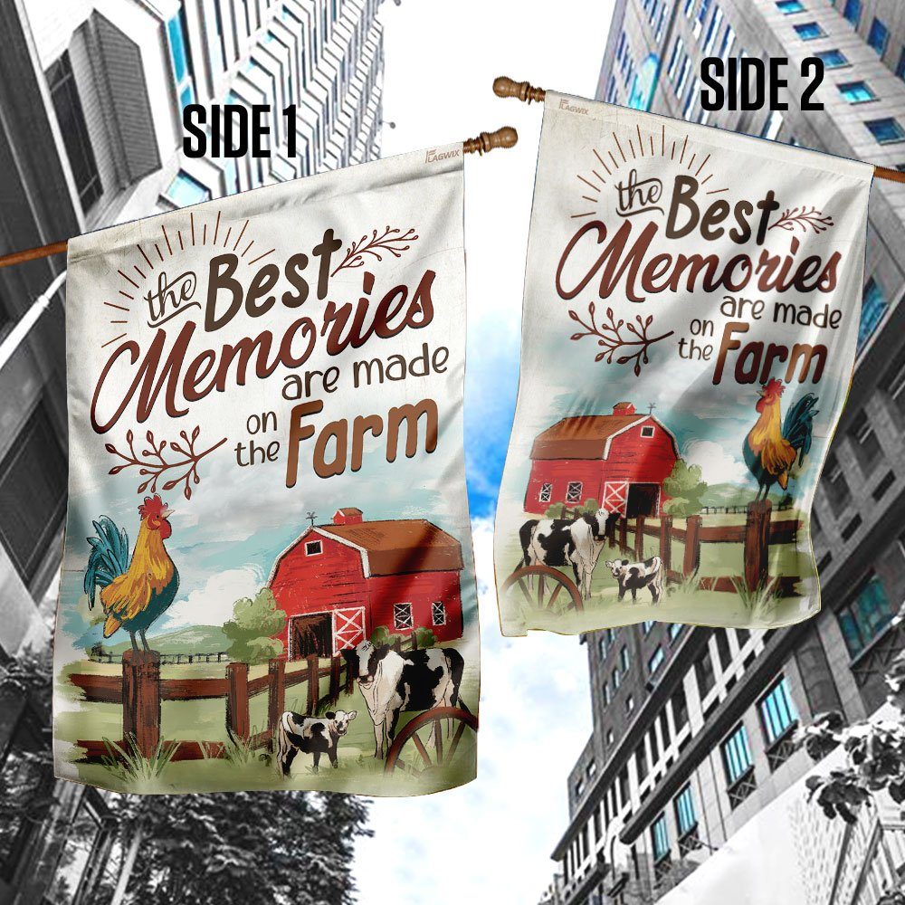The Best Memories Are Made On The Farm Flag - Image 5
